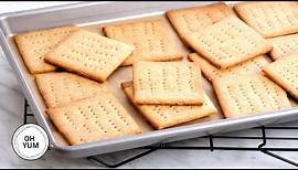 Professional Baker Teaches You How To Make CRACKERS!