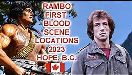 Rambo First Blood Movie Location Scenes 2023 Hope, British Columbia