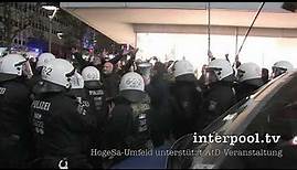 Rechte Hooligans 'schützen' AfD-Treffen (Mönchengladbach, 06.02.2019)