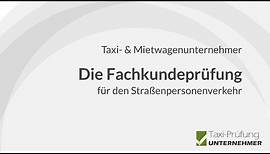 Taxi-Prüfung Unternehmerschein - Die Prüfung
