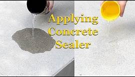 Applying Concrete Sealer | Part 3 – Sealing Concrete