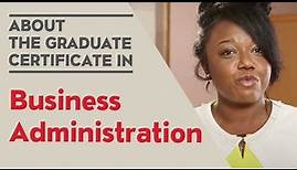 About the Graduate Certificate in Business Administration from CSUN