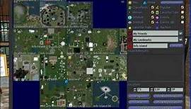 Using the World Map and Mini Map - Second Life