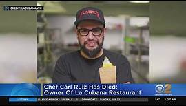 Celebrity Chef Carl Ruiz Dies