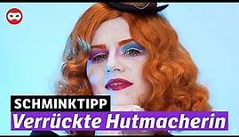 Verrückte Hutmacherin aus Alice im Wunderland Schminktipp - Female Mad Hatter Make-Up Tutorial