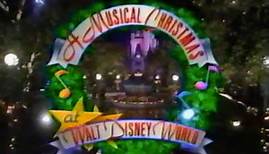 A Musical Christmas at Walt Disney World ABC Broadcast December 18 1993
