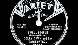 1937 Dolly Dawn & Hal Dickinson - Swell People