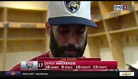 Panthers Captain Derek MacKenzie reacts to loss against the Maple Leafs