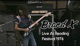 Brand X - Live At Reading Festival 1976