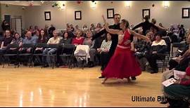 American-Style Tango Show Dance at Ultimate Ballroom Dance Studio in Memphis