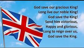 God save the King (Gott schütze den König) The national anthem of the United Kingdom: Choir