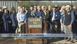 Arizona congressman Juan Ciscomani joins Speaker of House in Texas to tour Southern Border