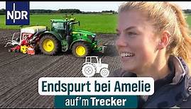 Amelie gibt Gas auf dem Acker | Auf'm Trecker Reportage | NDR