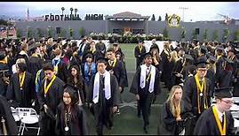 Foothill High School Graduation Class of 2023 Live Stream