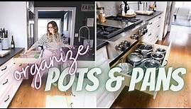 Small Kitchen Organization Pots And Pans | Useful Tips For Pot And Pan Organization