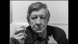 W. H. Auden reading a selection of his poetry 1961