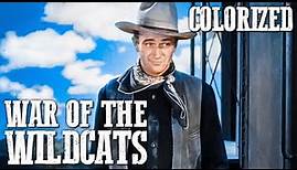 War of the Wildcats | COLORIZED | Full Western Movie | John Wayne | Cowboys