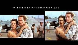 Kissing scene (True Lies widescreen vs fullscreen dvd)