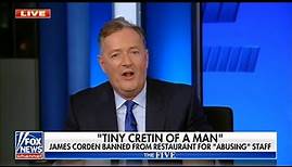 Piers Morgan Responds To "Long-Time Friend" James Corden's Restaurant Behavior