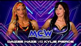 Daizee Haze vs. Kylie Pierce {Free Match, Women's Wrestling, Women Wrestling, ladies wrestling }
