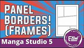 Panel Borders (Frames) in Manga Studio 5