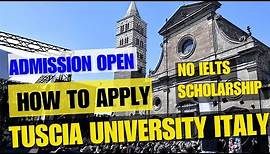 University of tuscia admission | University of tuscia | italy university admission 2024