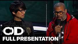 Hideo Kojima and Jordan Peele presents OD at The Game Awards 2023
