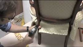 upholstering a bergere chair