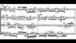 Elliott Carter - String Quartet No. 4 (1986) [with score]