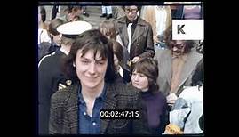 1972 London Rock and Roll Show, Crowds Entering Wembley Stadium, 16mm