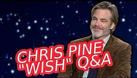 Chris Pine On His Singing In 'Wish' & His First Disney Crush