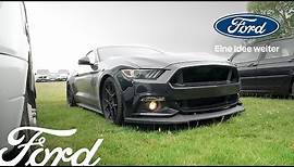 JP und sein Ford Mustang – ein Roadtrip zum Festival of Speed