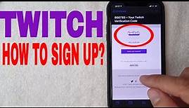 ✅ How To Sign Up and Create Twitch Account 🔴
