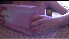 Pink/White Nintendo 3DS XL unboxing (Limited Edition)