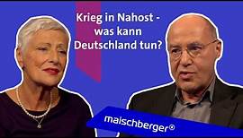 Marieluise Beck (B'90/Grüne) und Gregor Gysi (Die Linke) über die Lage in Nahost | maischberger