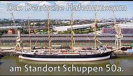 ...einen Ausflug. Das Deutsche Hafenmuseum am Standort Schuppen 50a mit der Viermastbark PEKING.