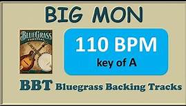 Big Mon 110 BPM bluegrass backing track