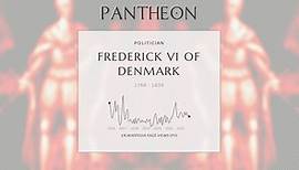 Frederick VI of Denmark Biography | Pantheon