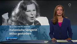 Milva † - Tagesschau