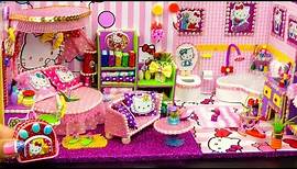 DIY Miniature Hello Kitty Dollhouse ~ Bedroom and Bathroom