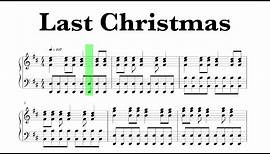 Wham! - Last Christmas Sheet Music