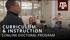 Online Doctoral Program: Curriculum & Instruction