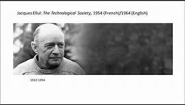 Jacques Ellul, The Technological Society, Introduction (1)