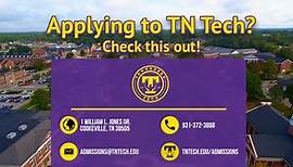 Applying to Tennessee Tech