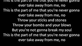 Katy Perry - Part Of Me (lyrics on screen)