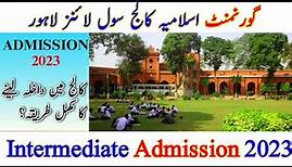 Govt Islamiat College Civil Lines Lahore | Admission 2023 | GICCL | Apply Last Date 2023