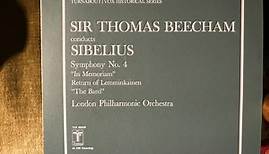 Jean Sibelius, Sir Thomas Beecham, London Philharmonic Orchestra - Symphony No. 4