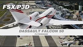 Dassault Falcon 50 Add-on for FSX/P3D by Flysimware