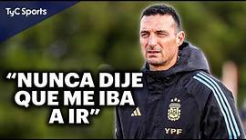 LIONEL SCALONI Y SU CONTINUIDAD EN LA SELECCIÓN ARGENTINA: "LOS PLAZOS NUNCA SE SABEN, SIGO Y PUNTO"