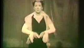 Beatrice Lillie song and dance routine from 1957 tv